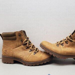 Timberland EUC Desert Women's Brown Leather Boots Size 9